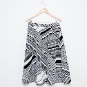 Old Navy Aztec midi skirt